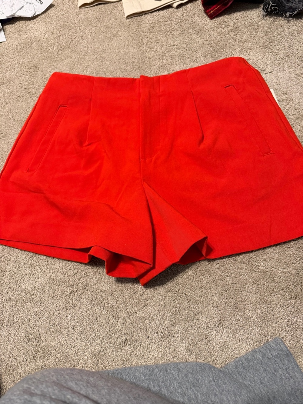 a new day Red High-Waist Tailored Shorts